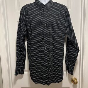 Banana Republic Black and White Patterned Shirt